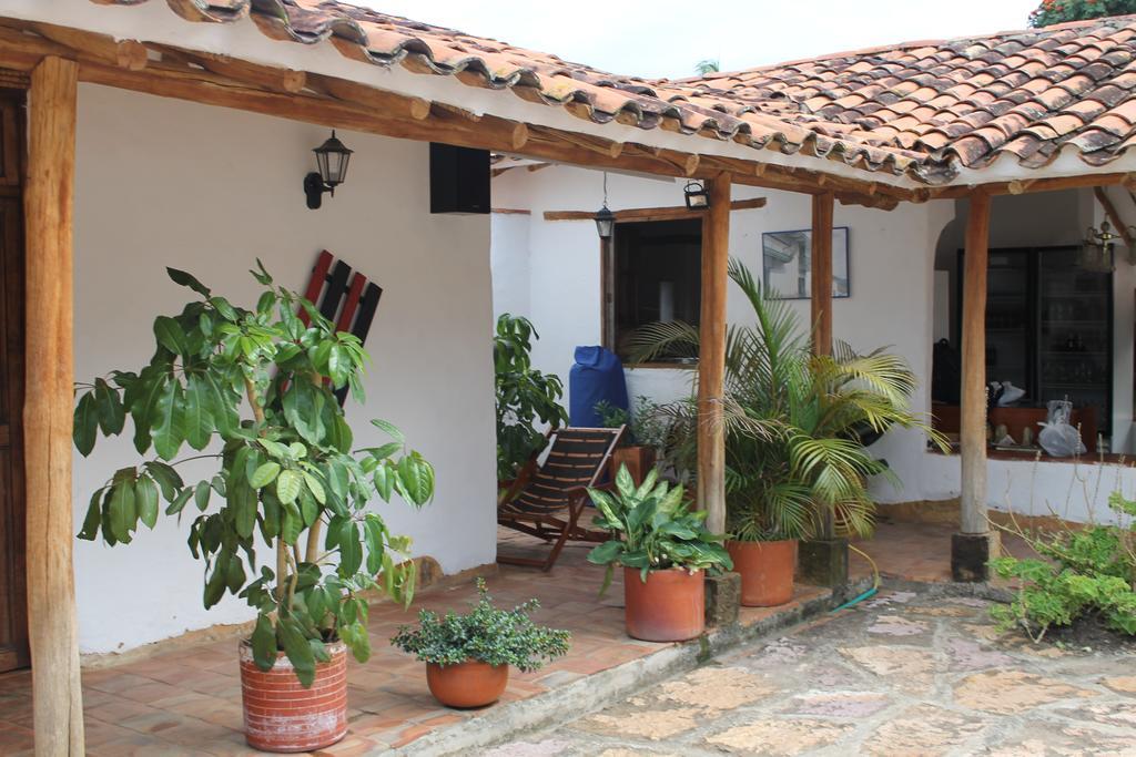 Hostal La Casona Barichara Santander Cabrera  エクステリア 写真