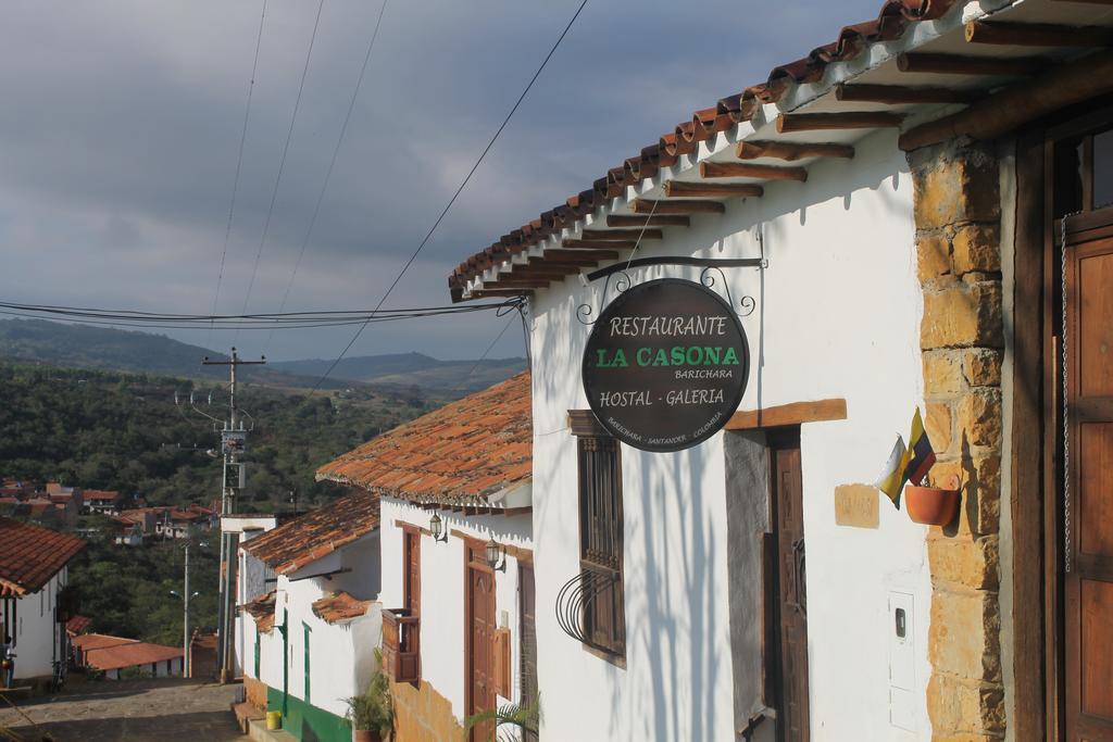 Hostal La Casona Barichara Santander Cabrera  エクステリア 写真