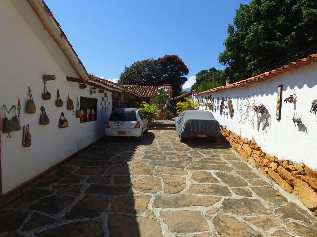 Hostal La Casona Barichara Santander Cabrera  エクステリア 写真