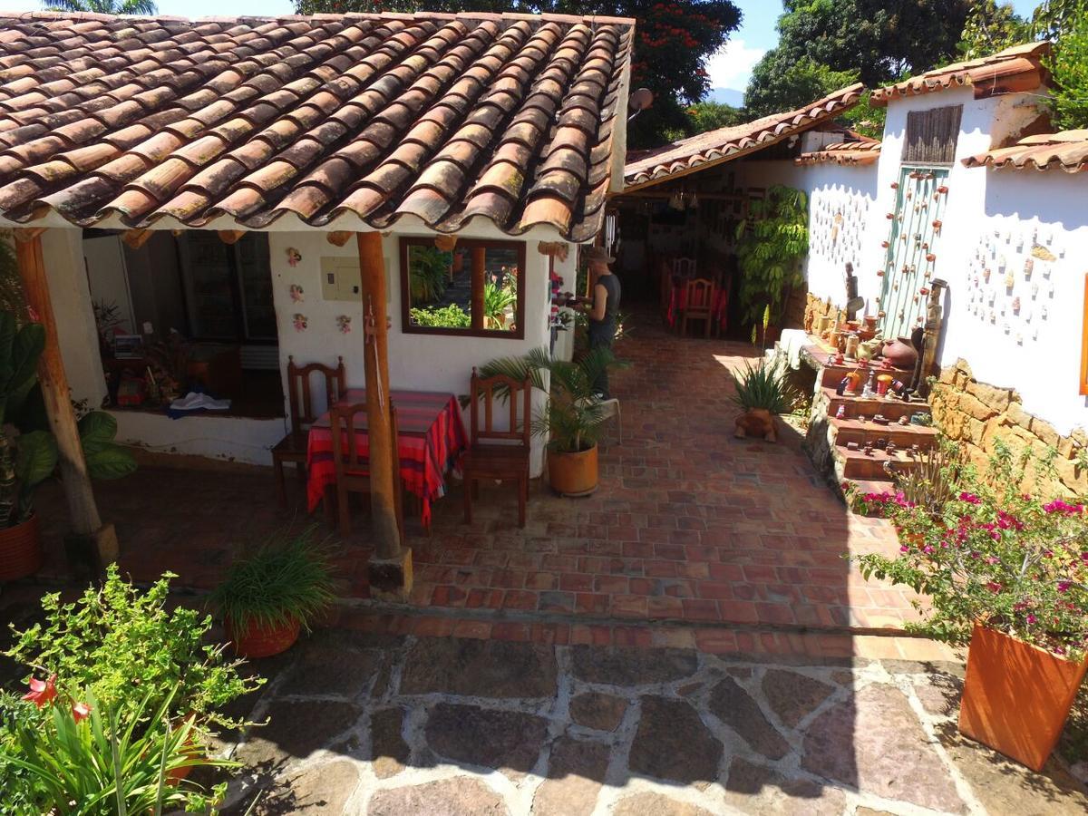 Hostal La Casona Barichara Santander Cabrera  エクステリア 写真