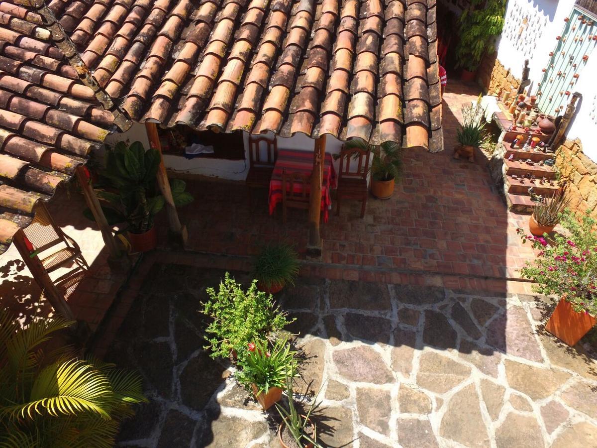 Hostal La Casona Barichara Santander Cabrera  エクステリア 写真