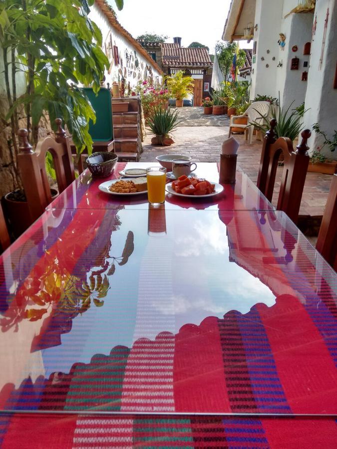 Hostal La Casona Barichara Santander Cabrera  エクステリア 写真