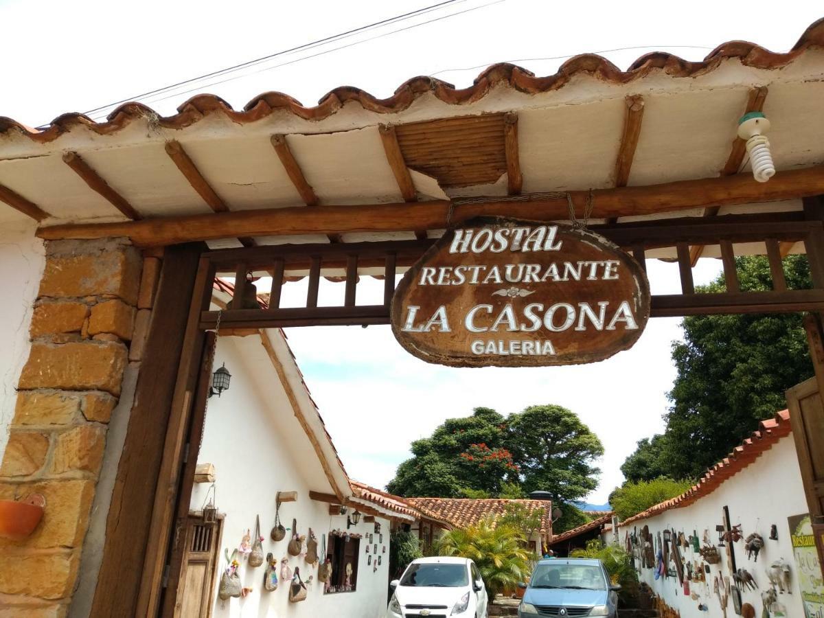 Hostal La Casona Barichara Santander Cabrera  エクステリア 写真