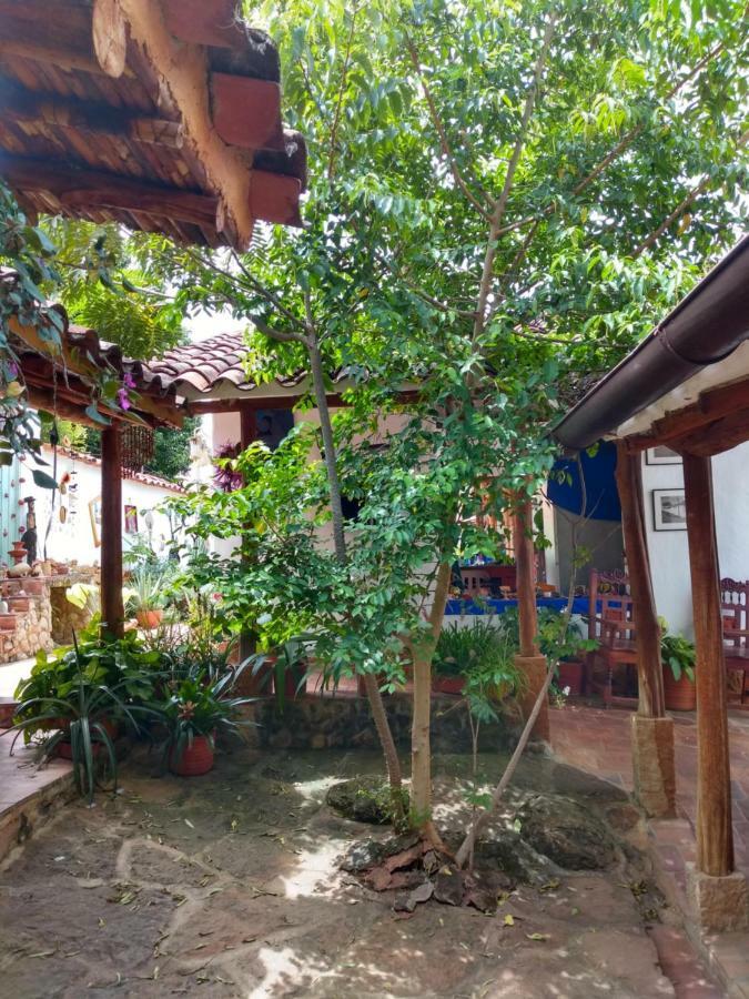 Hostal La Casona Barichara Santander Cabrera  エクステリア 写真