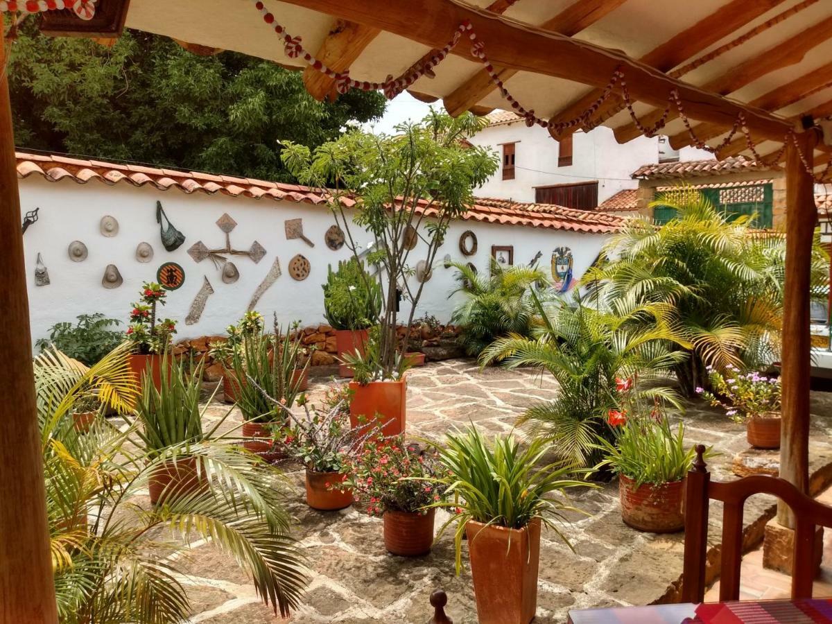 Hostal La Casona Barichara Santander Cabrera  エクステリア 写真