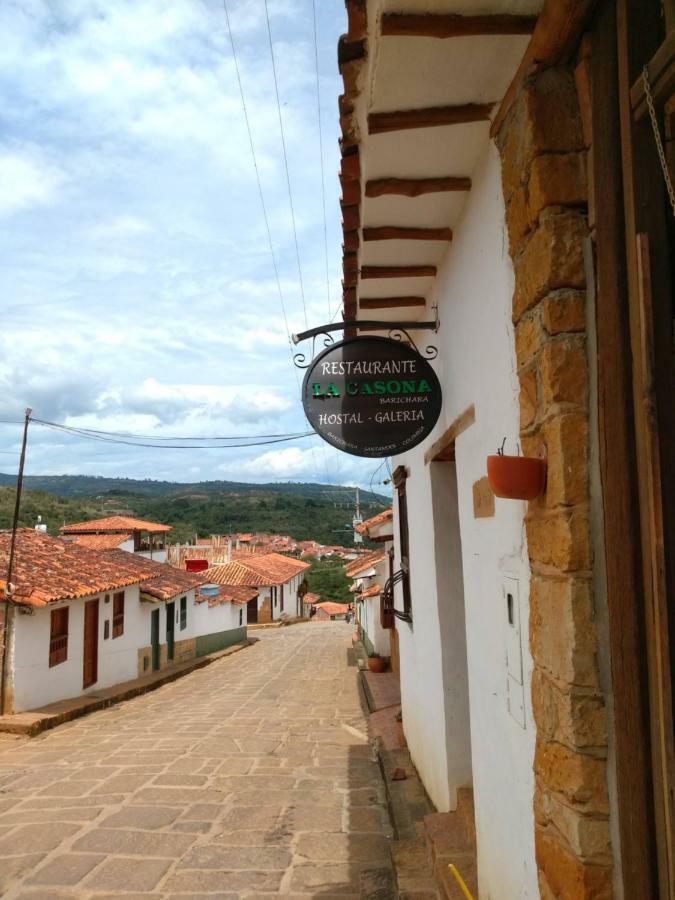 Hostal La Casona Barichara Santander Cabrera  エクステリア 写真