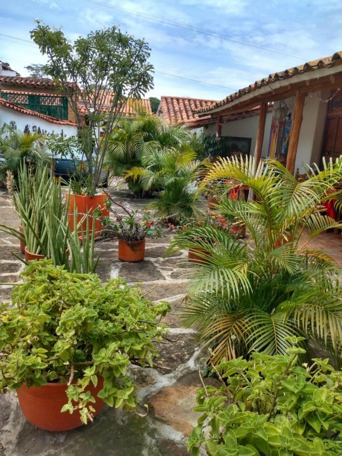 Hostal La Casona Barichara Santander Cabrera  エクステリア 写真