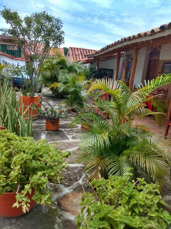 Hostal La Casona Barichara Santander Cabrera  エクステリア 写真